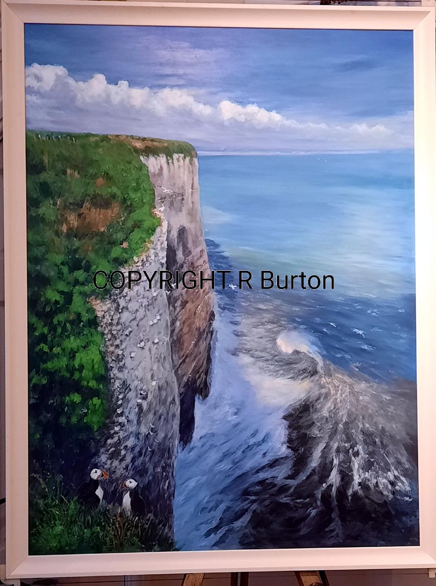 Bempton Cliff  Puffins SOLD